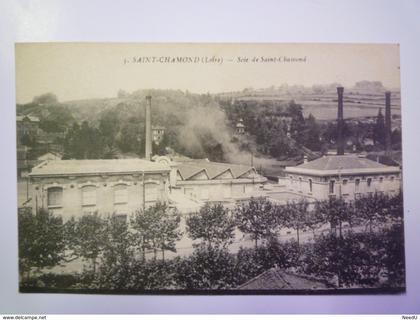 SAINT-CHAMOND  (Loire)  :  SOIE  de Saint-Chamond   XXX