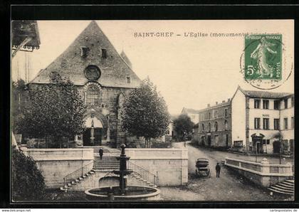 CPA Saint-Chef, L`Eglise