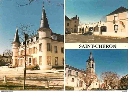 Carte Postale - 91 - Saint-Chéron - Multivues - Automobiles - Flamme Postale - CPM - Voir Scans Recto-Verso - Poscard -