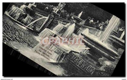 CPA Saint Cloud La cascade Partie inferieure