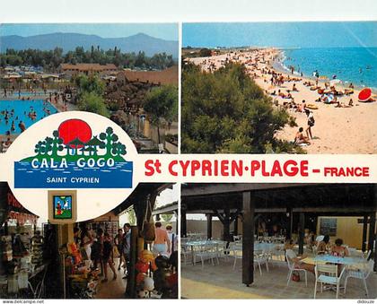66 - Saint Cyprien - Camping Cala Cogo - Multivues - CPM - Voir Scans Recto-Verso