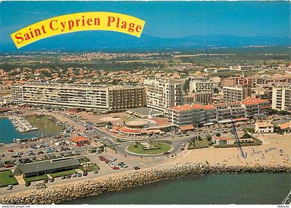 66 - Saint Cyprien - Vue Générale aérienne - immeubles - CPM - Voir Scans Recto-Verso