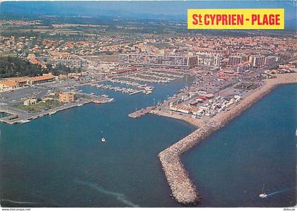 66 - Saint Cyprien - Vue Générale aérienne - Le Port - CPM - Voir Scans Recto-Verso