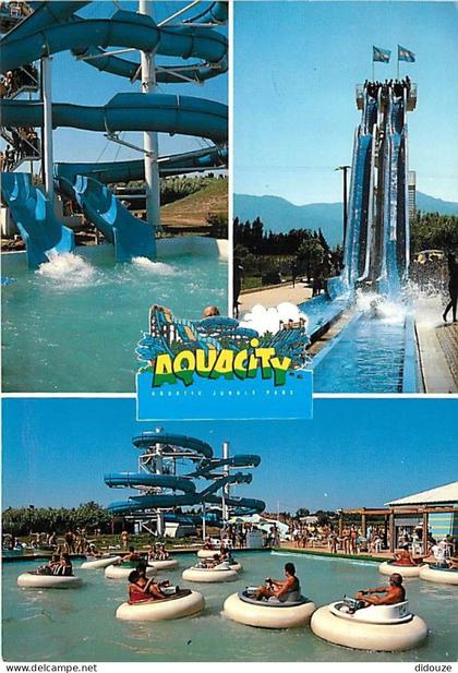 Carte Postale - Parc d'Attractions - Aquacity - Multivues - France - Pyrénées Orientales - Saint Cyprien Plage - CPM - V