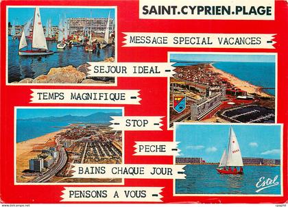 CPM Saint Cyprien (P O) Depart de regale Le port