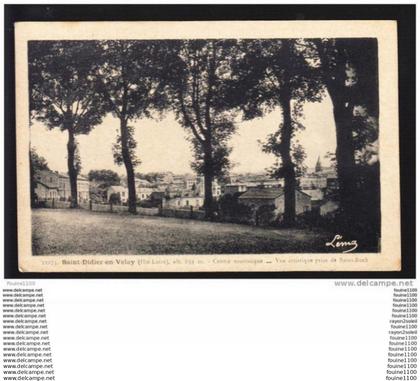 carte de saint didier en velay  ( recto verso )