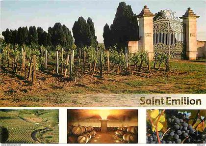 33 - Saint Emilion - Multivues - Vignes - Caves - Raisin - CPM - Voir Scans Recto-Verso