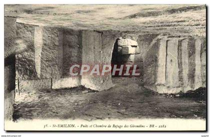 CPA Saint Emilion Puits et Chambre de Refuge Des Girondins