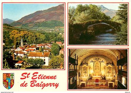 64 - Saint Etienne de Baigorry - Multivues - Blasons - Carte Neuve - CPM - Voir Scans Recto-Verso