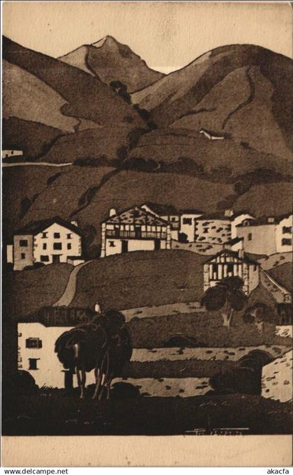 CPA SAINT-ETIENNE-de-BAIGORRY Quartier Michelenea (1163898)