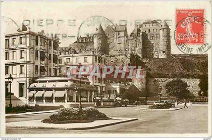 CPA Dieppe L'Hotel Regina et le Vieux Chateau