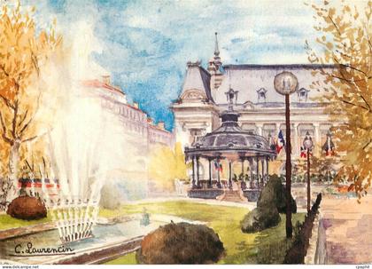 CPM Aquarelle Saint Etienne