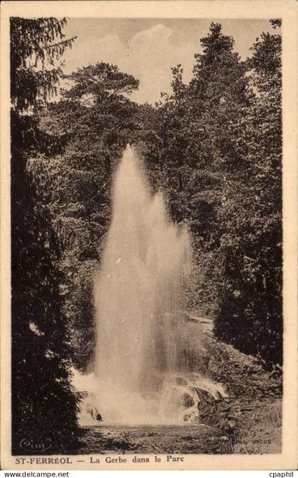 Saint Ferreol - La Gerbe dans le Parc - CPA