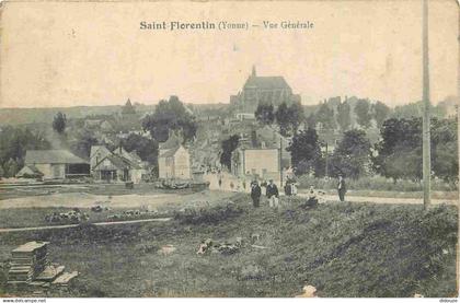 89 - Saint Florentin - Vue générale - Animée - CPA - Voir Scans Recto-Verso