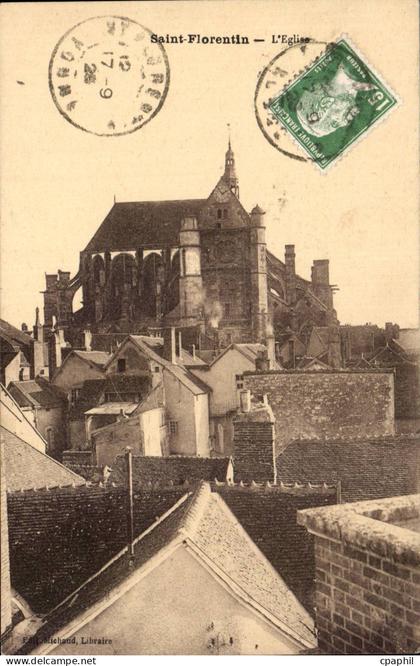 Saint Florentin CPA L'eglise