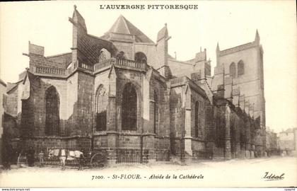 CPA Saint Flour Abside de la Cathedrale