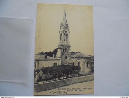 St GEORGES DE DIDONNE Côté d'Argent L'Eglise Carte Postale