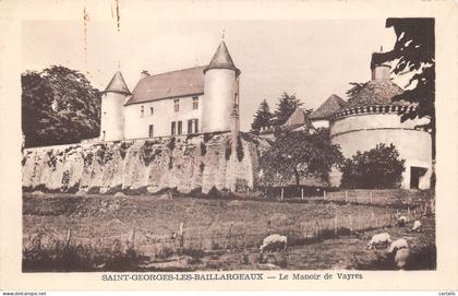 86-SAINT GEORGES LES BAILLARGEAUX-MANOIR DE VAYRES-N 6007-G/0279