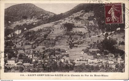 CPA Saint Gervais les Bains et le chemin de fer du Mont Blanc