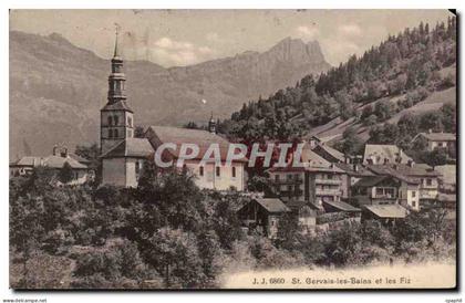 CPA Saint Gervais les Bains et les Fiz