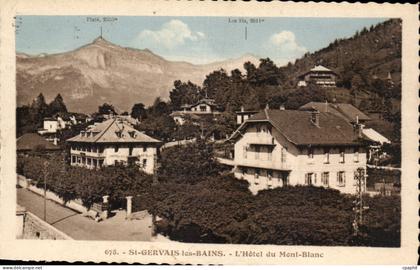 CPA Saint Gervais les Bains L hotel du Mont Blanc