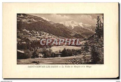 CPA Saint Gervais les Bains La Vallee de Monjoie et le Miage