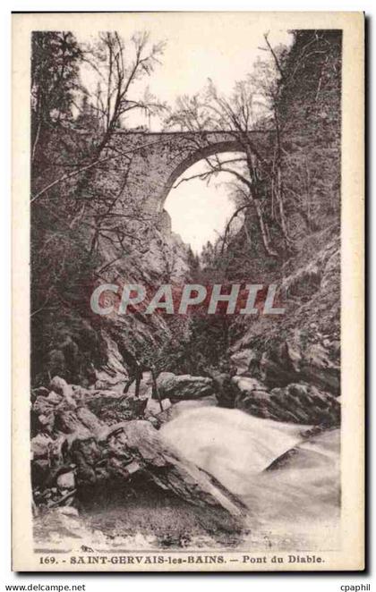 CPA Saint Gervais les Bains Pont du diable