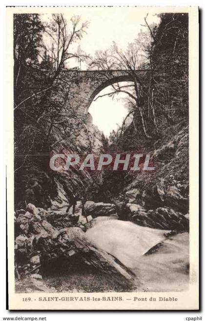 CPA Saint Gervais les Bains Pont du Diable