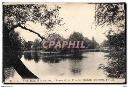 CPA Saint gratien (Seine et Oise) chateau de la princesse mathilde bonaparte le lac