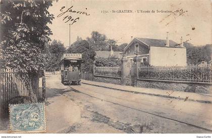 SAINT GRATIEN - L'entrée de Saint Gratien - état
