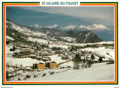 38 - Saint Hilaire du Touvet - Vue Générale - Au fond le massif des Bauges - CPM - Carte Neuve - Voir Scans Recto-Verso