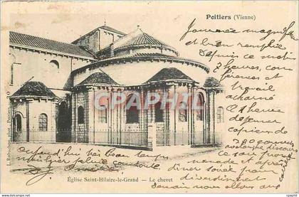CPA Eglise Saint Hilaire le Grand Carte 1900