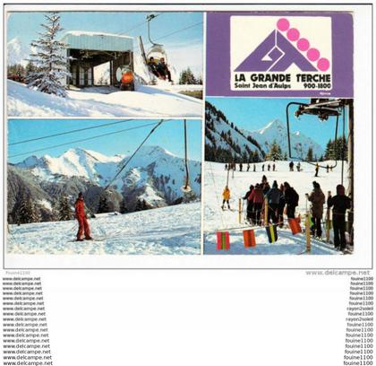 carte ( format 15 x 10,5 cm ) saint jean d' aulps ( recto verso )