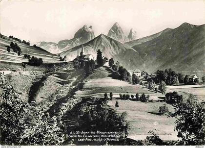 Carte Postale - 73 - Saint Jean de Maurienne - Route du Glandon - Montrond - les Aiguilles d'Arves - Carte Dentelée - CP