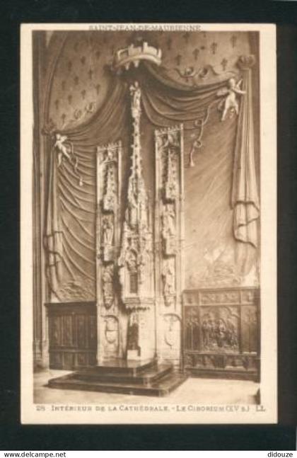 Carte Postale Ancienne - 73 - Saint-Jean-De-Maurienne - Intérieur de la Cathédrale - Le Ciborium - Carte Vierge