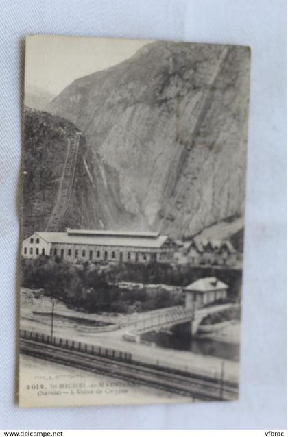 Cpa 1917, Saint Jean de Maurienne, l'usine Calypso, Savoie 73