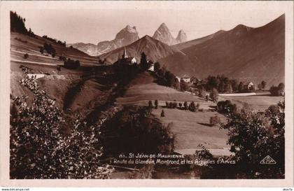 CPA SAINT-JEAN-de-MAURIENNE Route de Glandon - Montrond (1192756)