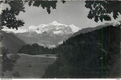 CPA Saint-Jeoire-en-Faucigny Le Mont-Blanc vu de la Ravoire