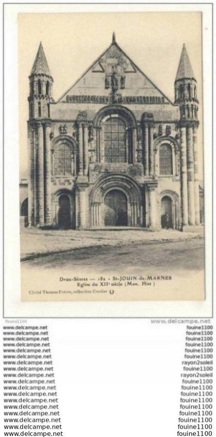 carte de saint jouin de marnes   église