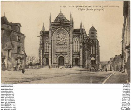 superbe carte de saint julien de vouvantes n°176