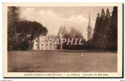 CPA Saint Julien L'Ars Le Chateau Souvenir du Roi Jean