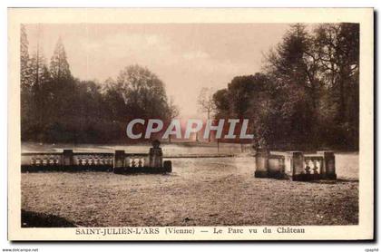 CPA Saint Julien L'Ars Le Parc vu du Chateau