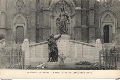 CPA Saint Just En Chaussee monument