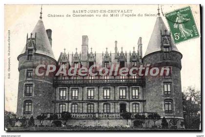 CPA Saint Just En Chevalet Chateau de Contenson vu du Midi