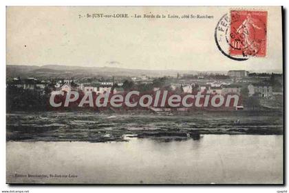 CPA St Just sur Loire Les Bords de la Loire Cote St Rambert