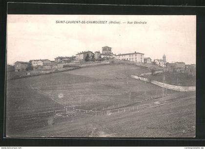 CPA Saint-Laurent-de-Chamousset, Vue Générale