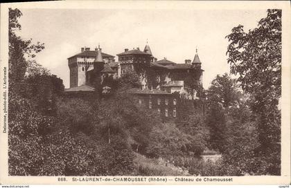CPA St Laurent De Chamousset Le Château