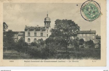 SAINT LAURENT DE CHAMOUSSET - La Mairie