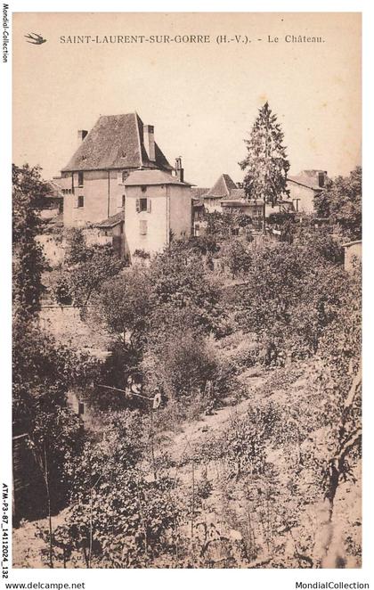 ATMP3-0235-87 - SAINT-LAURENT-SUR-GORRE - Le chateau