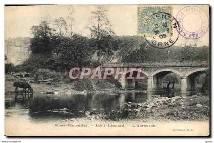 CPA Alpes Mancelles Saint Leonard L'Abreuvoir